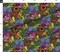 Maximalist Floral Lush Wildflowers Bright Colorful Rainbow Garden Botany Custom Printed Fabric by Spoonflower Various Fabrics by the Yard or Fat Quarter